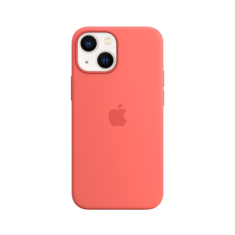 iPhone 13 mini Silicone Case with MagSafe - MidnightActual Color:Pink Pomelo